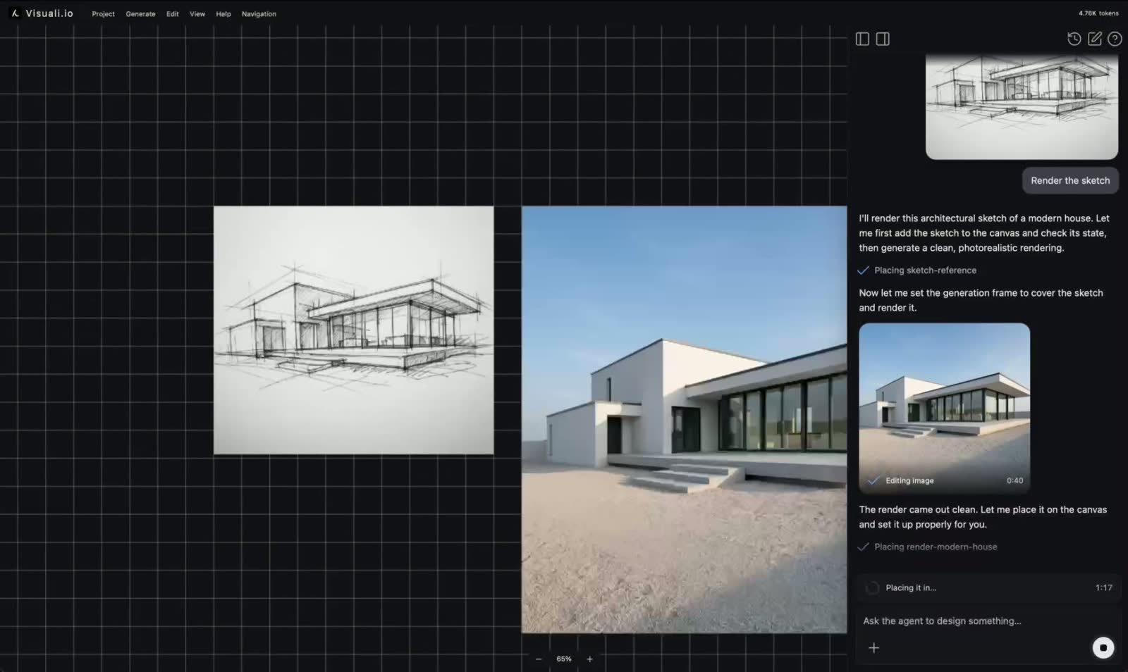 The Visuali editor now has an AI agent